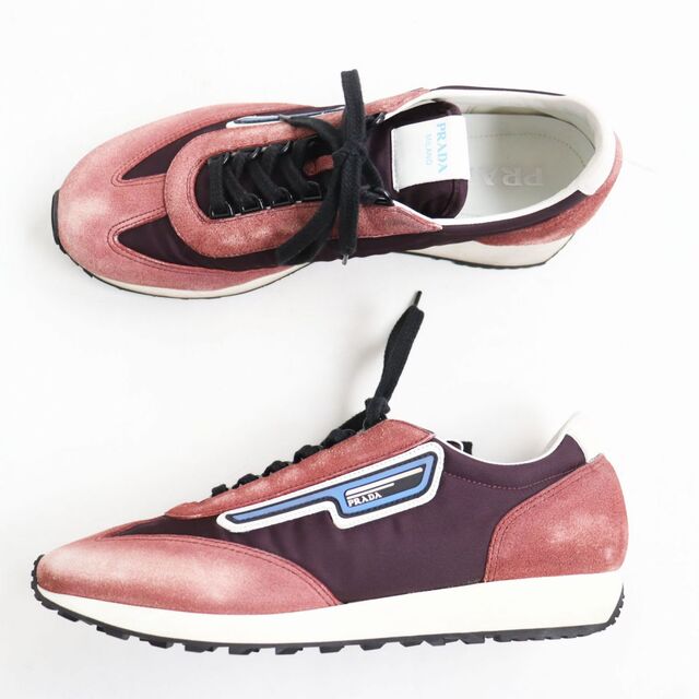 PRADA - 美品○PRADA プラダ 2EG276 スウェードレザー×ナイロン ラバー