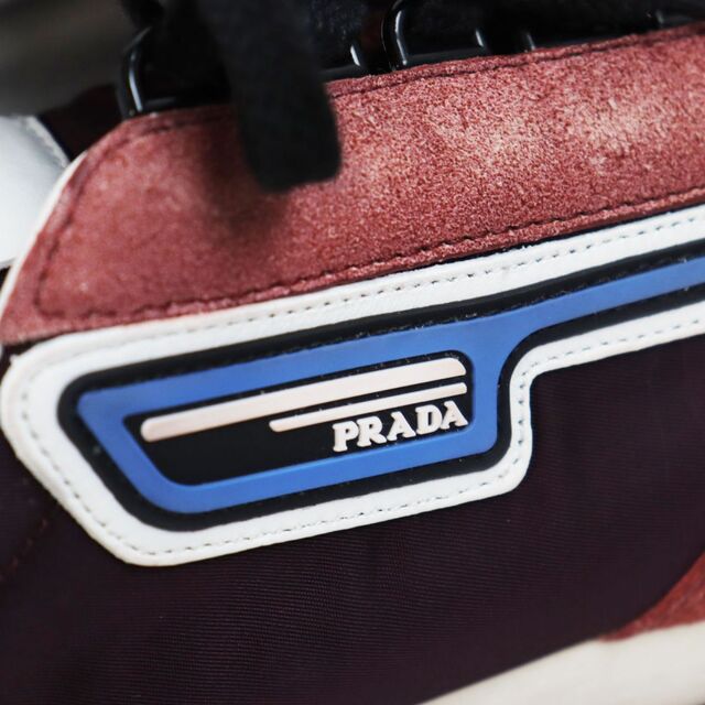 PRADA - 美品○PRADA プラダ 2EG276 スウェードレザー×ナイロン ラバー