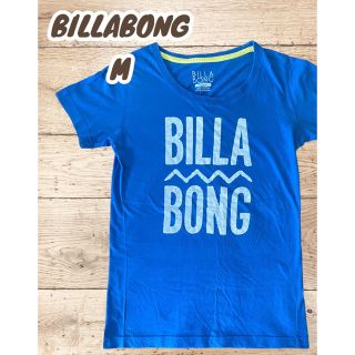 ビラボン(billabong)の【美品】BILLABONG♡ビラボン♡半袖Tシャツ♡ブルー♡レディースm(Tシャツ/カットソー(半袖/袖なし))