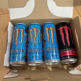 モンスターエナジー(Monster Energy)のモンスターエナジードリンク　4本(ソフトドリンク)