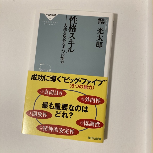 性格スキル 人生を決める５つの能力 エンタメ/ホビーの本(その他)の商品写真