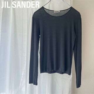 ジルサンダー(Jil Sander)のJIL SANDER ジルサンダー　カットソー　ニット　Tシャツ　長袖　薄手(カットソー(半袖/袖なし))