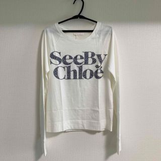 シーバイクロエ(SEE BY CHLOE)のSee by Chloe ロゴ グラフィック Tシャツ 長袖 新品未使用(Tシャツ(長袖/七分))