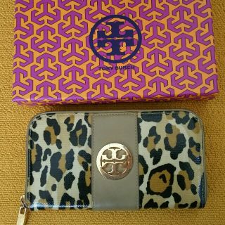 トリーバーチ(Tory Burch)の値下げ★Tory Burch♥値下げ♥ラウンドファスナー♥長財布♥レオパード(財布)