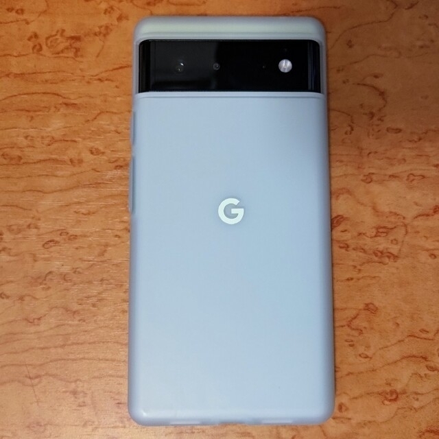 Google Pixel(グーグルピクセル)のGoogle Pixel6 128GB  ブルー（Sorta Seafoam） スマホ/家電/カメラのスマートフォン/携帯電話(スマートフォン本体)の商品写真