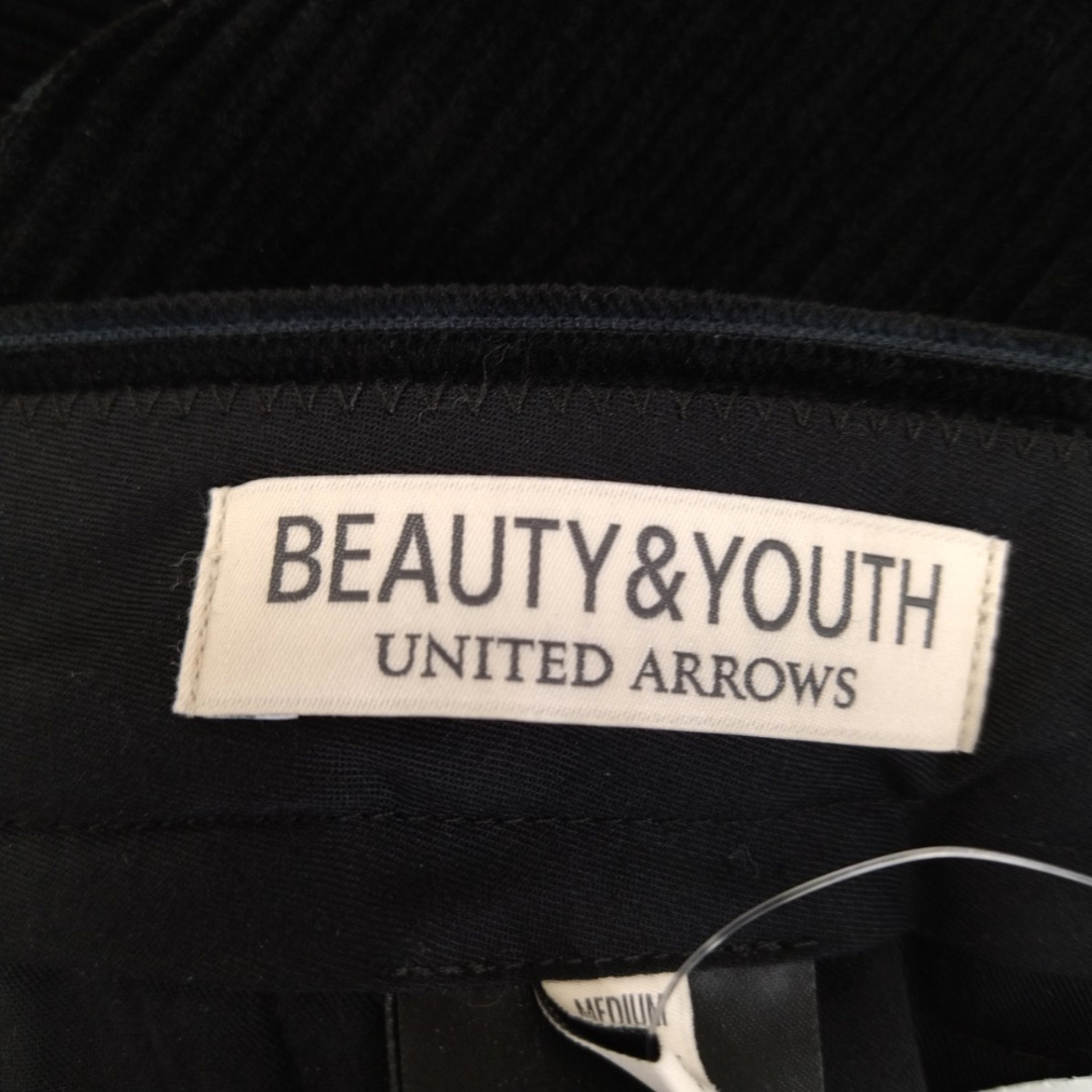 UNITED ARROWS(ユナイテッドアローズ)のUNITED ARROWS ユナイテッドアローズ 太畝コーデュロイスラックスパンツ ブラック コーデュロイ メンズのパンツ(その他)の商品写真