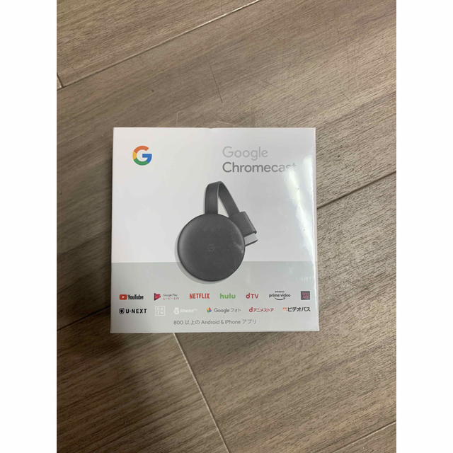 Google(グーグル)のChromecast (クロームキャスト)チャコール GA00439-JP スマホ/家電/カメラのテレビ/映像機器(テレビ)の商品写真