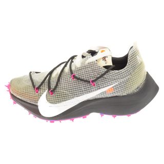 ナイキ(NIKE)のNIKE ナイキ ×OFF-WHITE WMNS VAPOR STREET BLACK CD8178-001 オフホワイト ウィメンズ ヴェイパーストリート ローカットスニーカー ブラック US7.5/24.5cm(スニーカー)