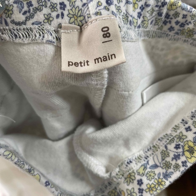 petit main(プティマイン)のプティマイン 80 花柄 レギンス キッズ/ベビー/マタニティのベビー服(~85cm)(パンツ)の商品写真
