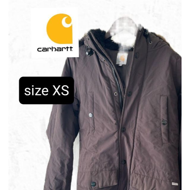 carhartt(カーハート)の古着 即発送 カーハート ずっしり暖か防寒ボアジャケット XSサイズ メンズのジャケット/アウター(ダウンジャケット)の商品写真