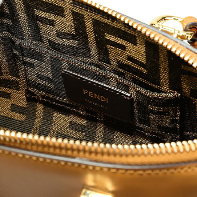 FENDI(フェンディ)の新品 フェンディ FENDI ハンドバッグ バイ ザ ウェイ ミニ ブラウン レディースのバッグ(ハンドバッグ)の商品写真