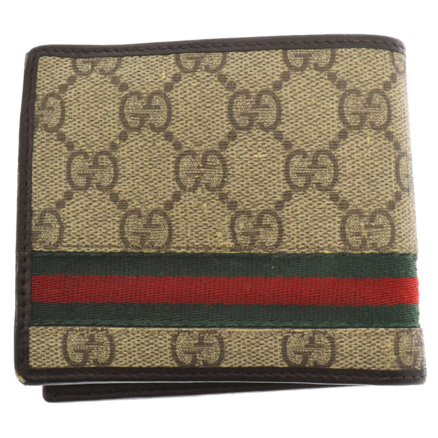Gucci - GUCCI グッチ シェリーライン GGスプリーム 二つ折り