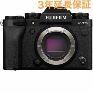 フジフイルム(富士フイルム)の新品 未開封 延長保証 FUJIFILM X-T5 ボディ ブラック富士フィルム(ミラーレス一眼)