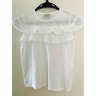 ザラキッズ(ZARA KIDS)の新品　LCワイキキ　フリルデザイン　カットソー　130cm(Tシャツ/カットソー)