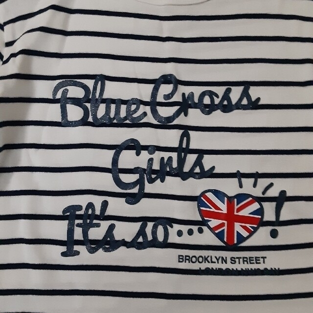 bluecross(ブルークロス)のカットソー ジュニア BLUE CROSS  綿100 長袖 キッズ/ベビー/マタニティのキッズ服男の子用(90cm~)(Tシャツ/カットソー)の商品写真