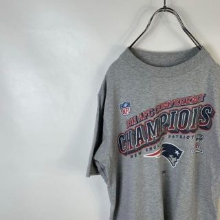 リーボック(Reebok)のD138 リーボック　NFL ビッグプリント　ロゴ　M グレー　半袖Tシャツ(Tシャツ/カットソー(半袖/袖なし))