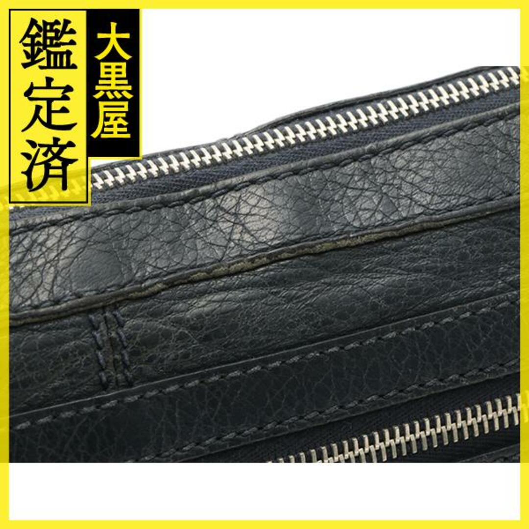 Balenciaga - バレンシアガ クラッシック クリップM ネイビー クラッチ