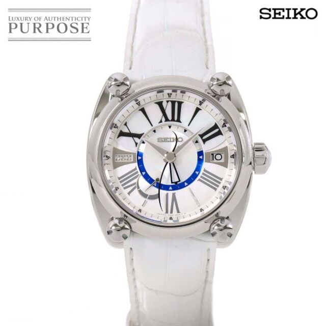 セイコー SEIKO ガランテ GMT 120本限定モデル SBLA111 メンズ 腕時計 デイト 3P ダイヤモンド 自動巻き Galante VLP 90181476