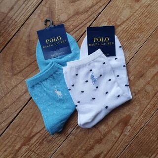 ポロラルフローレン(POLO RALPH LAUREN)の【新品】POLO RALPH LAUREN♡レディースソックス2足(ソックス)