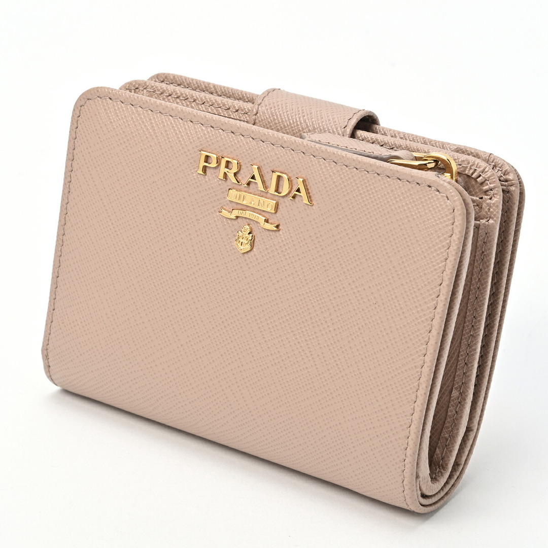 PRADA(プラダ)のPRADA プラダ 二つ折り財布 1ML018 【中古】t-153211 レディースのファッション小物(財布)の商品写真