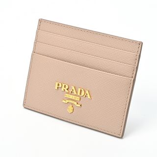 PRADA - PRADA プラダ サフィアーノレザー カードホルダー【中古】 s