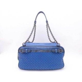 ボッテガヴェネタ(Bottega Veneta)のボッテガヴェネタ BOTTEGAVENETA ショルダーバッグ イントレチャート レザー ブルー レディース 送料無料【中古】 e53343f(ショルダーバッグ)