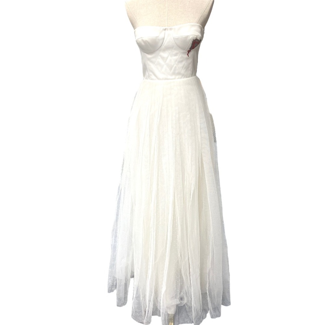 Dior - [USED/中古]Dior ディオール ドレス ドレス ロングチュール 白 ハート ホワイト 34 中古 tdc-000760-4d
