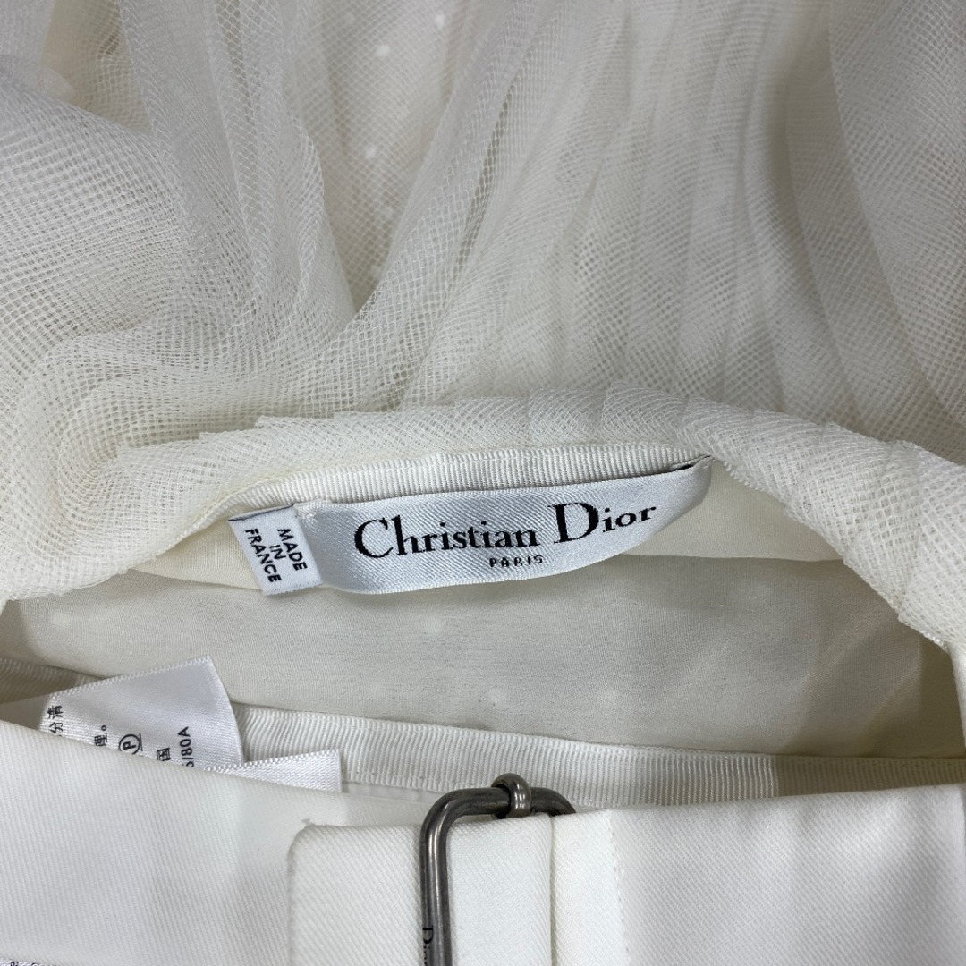 Dior(ディオール)の[USED/中古]Dior ディオール ドレス ドレス ロングチュール 白 ハート ホワイト 34 中古 tdc-000760-4d レディースのフォーマル/ドレス(その他ドレス)の商品写真