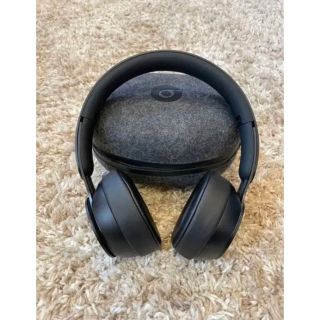 ビーツバイドクタードレ(Beats by Dr Dre)の[美品- 値下げ交渉可能]Beats SOLO PRO BLACK(ヘッドフォン/イヤフォン)