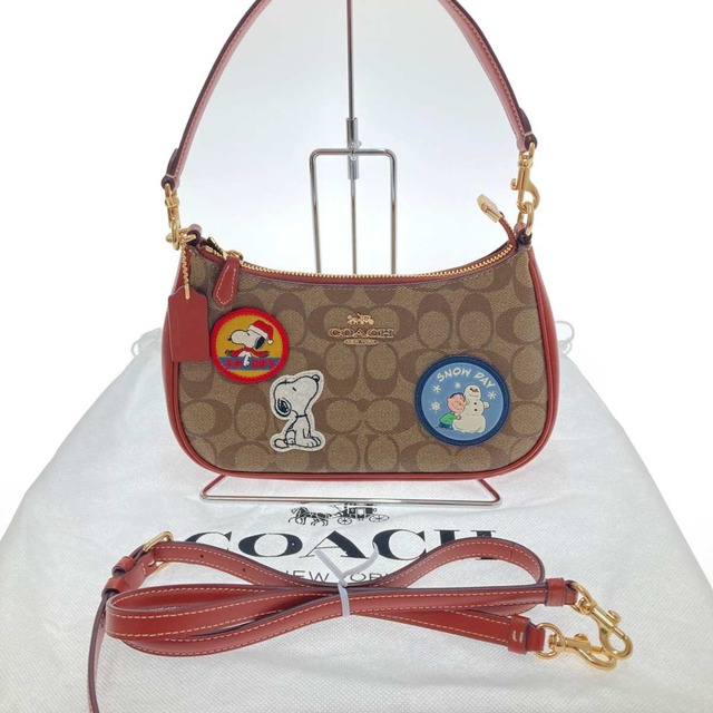 □□COACH コーチ COACH X PEANUTS テリ ショルダー バッグ
