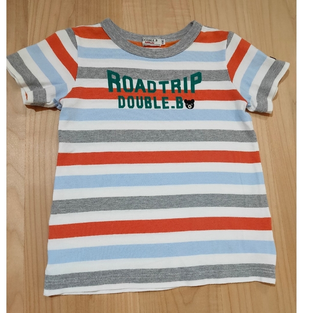 DOUBLE.B(ダブルビー)のダブルビー ボーダー Tシャツ 110サイズ キッズ/ベビー/マタニティのキッズ服男の子用(90cm~)(Tシャツ/カットソー)の商品写真