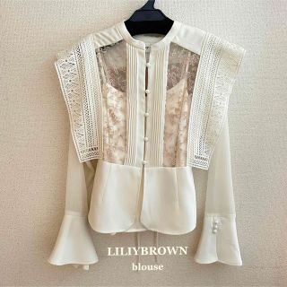 リリーブラウン(Lily Brown)の【LILIYBROWN】レースブラウス(シャツ/ブラウス(長袖/七分))