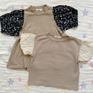 プティマイン(petit main)の☆2点セット100サイズ☆美品☆PAIR MANON(ペアマノン)半袖Tシャツ☆(Tシャツ/カットソー)