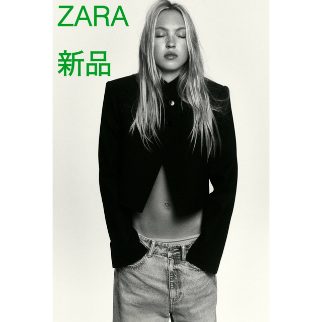 ZARA テーラード クロップドジャケット