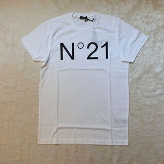 ヌメロヴェントゥーノ(N°21)の【新品・未使用】N°21 　KIDS ロゴTシャツ 　ホワイト　14Y　(Tシャツ/カットソー)
