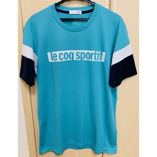 ルコックスポルティフ(le coq sportif)のTシャツ　半袖　スポーツウェア　水色(Tシャツ/カットソー(半袖/袖なし))