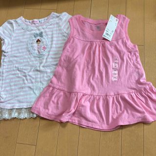 ミキハウス(mikihouse)の110センチトップス2枚セット(Tシャツ/カットソー)