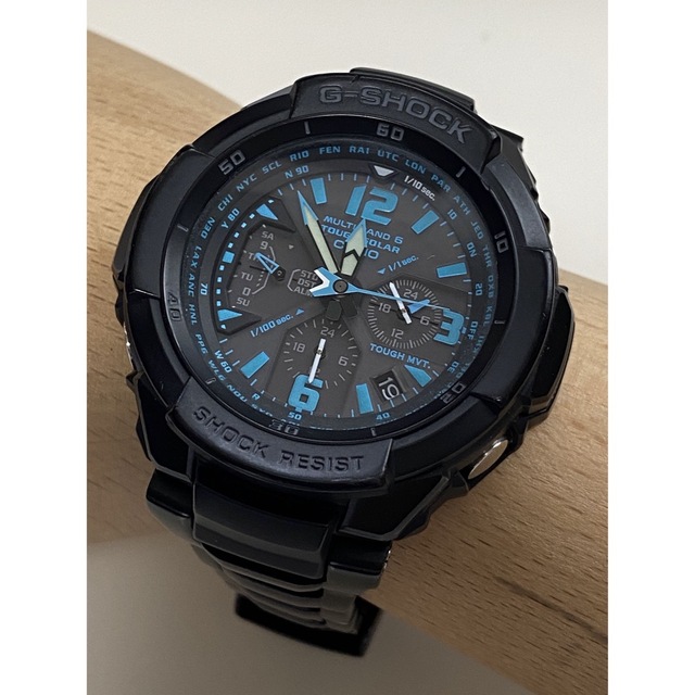 G-SHOCK/スカイコックピット/GW-3000/電波/ソーラー/時計/ブルー tic