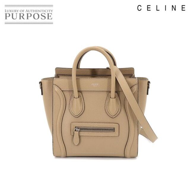 ハンドバッグ 未使用 展示品 セリーヌ CELINE ラゲージ ナノショッパー