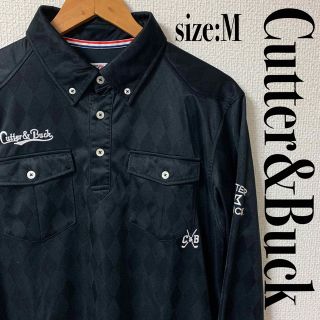 カッターアンドバック(CUTTER & BUCK)のcutter&buck カッターアンドバック　メンズ　ゴルフ　長袖　ポロシャツ(ウエア)