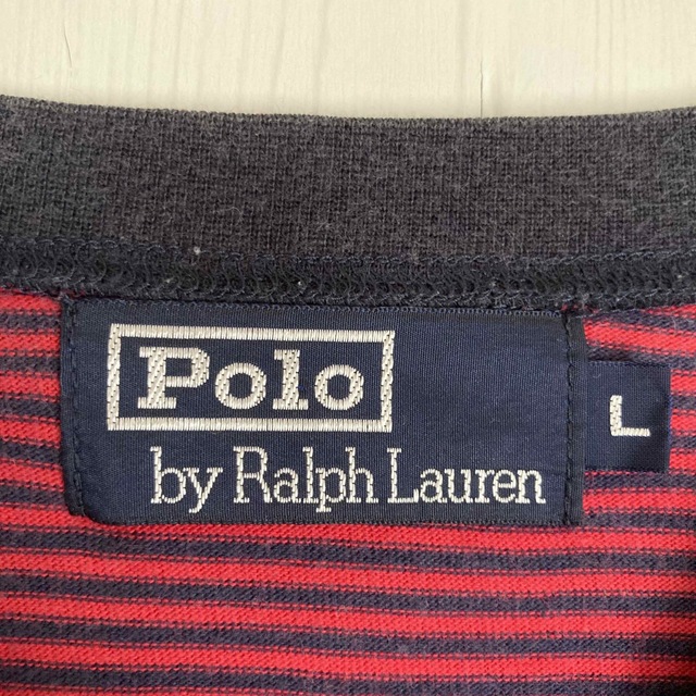 Ralph Lauren(ラルフローレン)のPolo by Ralph Lauren ボーダーリンガーTシャツカートコバーン メンズのトップス(Tシャツ/カットソー(半袖/袖なし))の商品写真