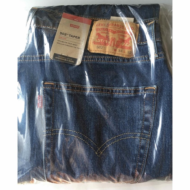 【Levi's／リーバイス】502 テーパー ストレッチレギュラータイト W34