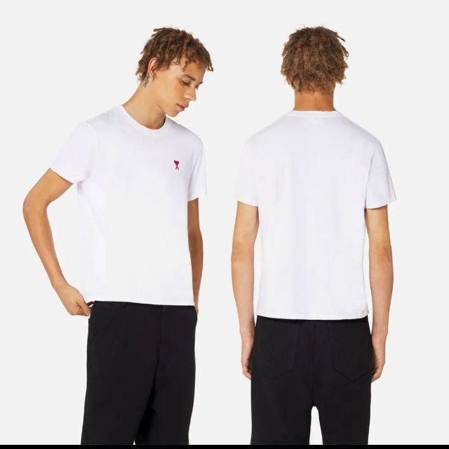 クリアランス買い - amiparis アミパリス 半袖 ホワイト 白 Tシャツ