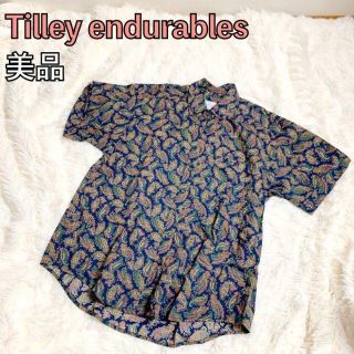 美品 tilley endurables 半袖シャツ タペストリー Lサイズ(シャツ)