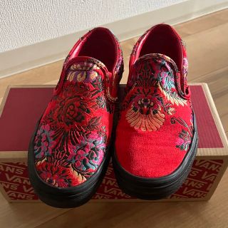 ヴァンズ(VANS)のVANS チャイナ刺繍スリッポン 24.0cm(スニーカー)