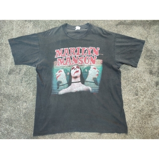 【値下げ不可】古着 90s Marilyn Manson(Tシャツ/カットソー(半袖/袖なし))