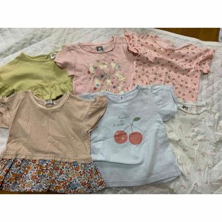 ベビーギャップ(babyGAP)の女の子　半袖　6枚(Tシャツ/カットソー)