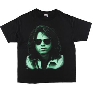 ヘインズ(Hanes)の古着 90年代 ヘインズ Hanes The Doors ドアーズ Jim Morrison ジムモリソン バンドTシャツ バンT USA製 メンズXL ヴィンテージ /evb001819(Tシャツ/カットソー(半袖/袖なし))