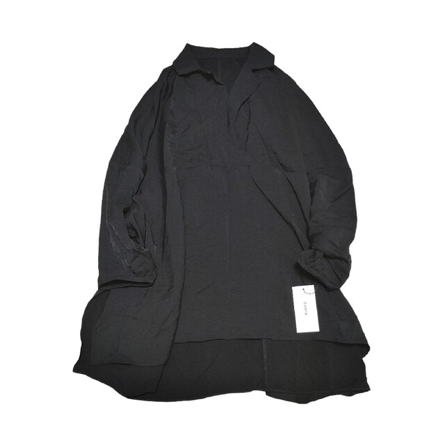 CUMIN 変形切替シャツチュニックの通販 by keiem's shop|ラクマ CUMIN 変形切替シャツチュニック