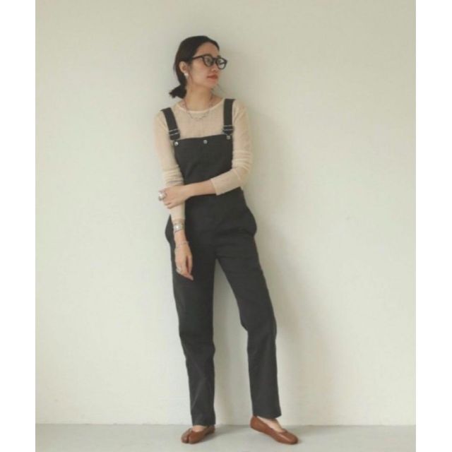 TODAYFUL コットンスリムサロペット